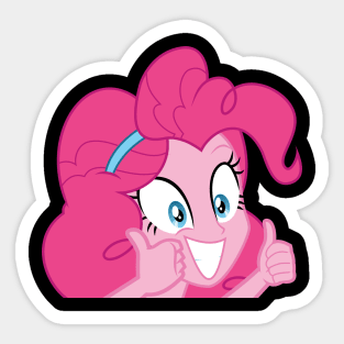 Thumbs Up Pinkie Pie Sticker